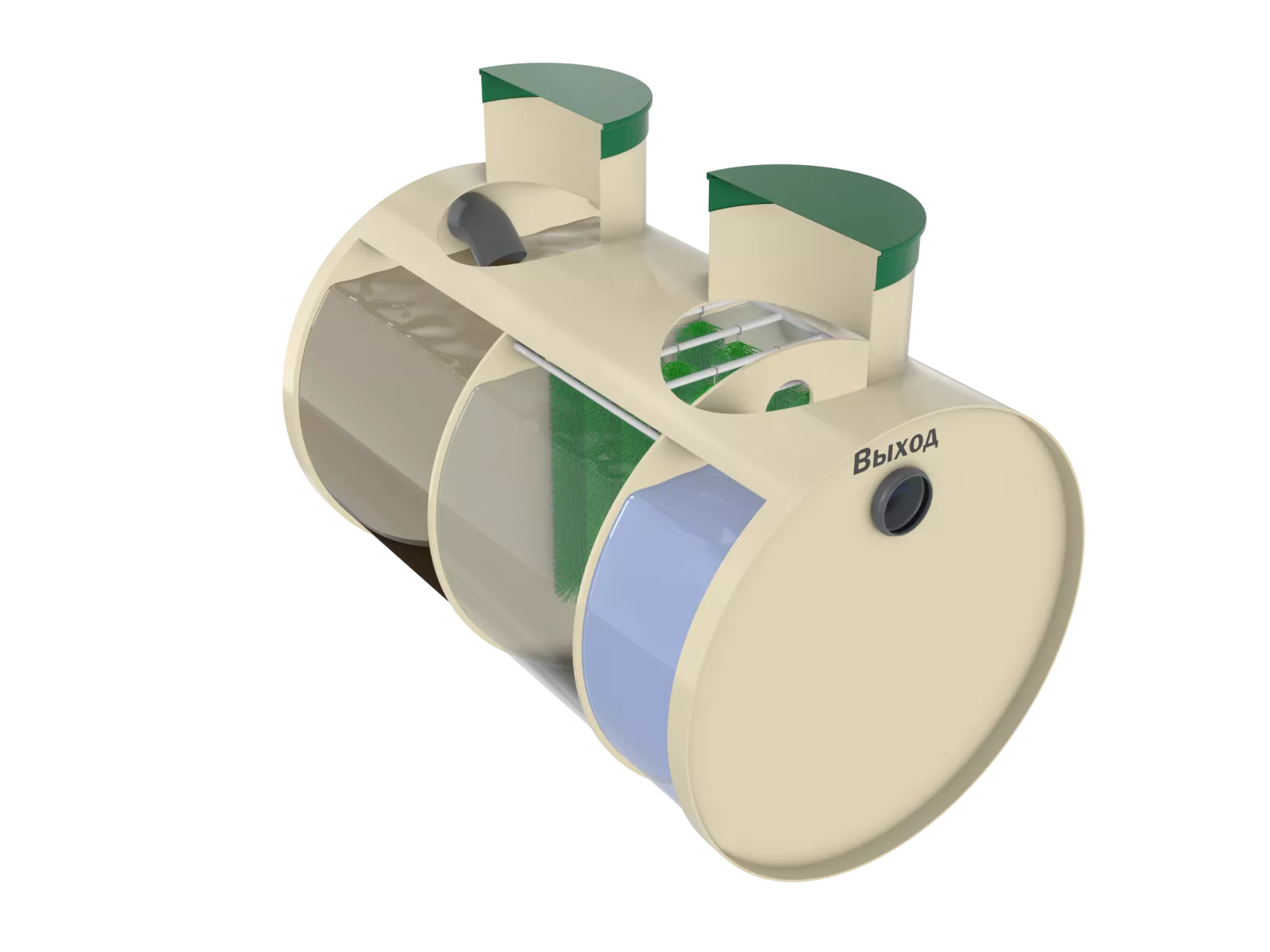 Энергонезависимый септик для дачи Старт 0.6